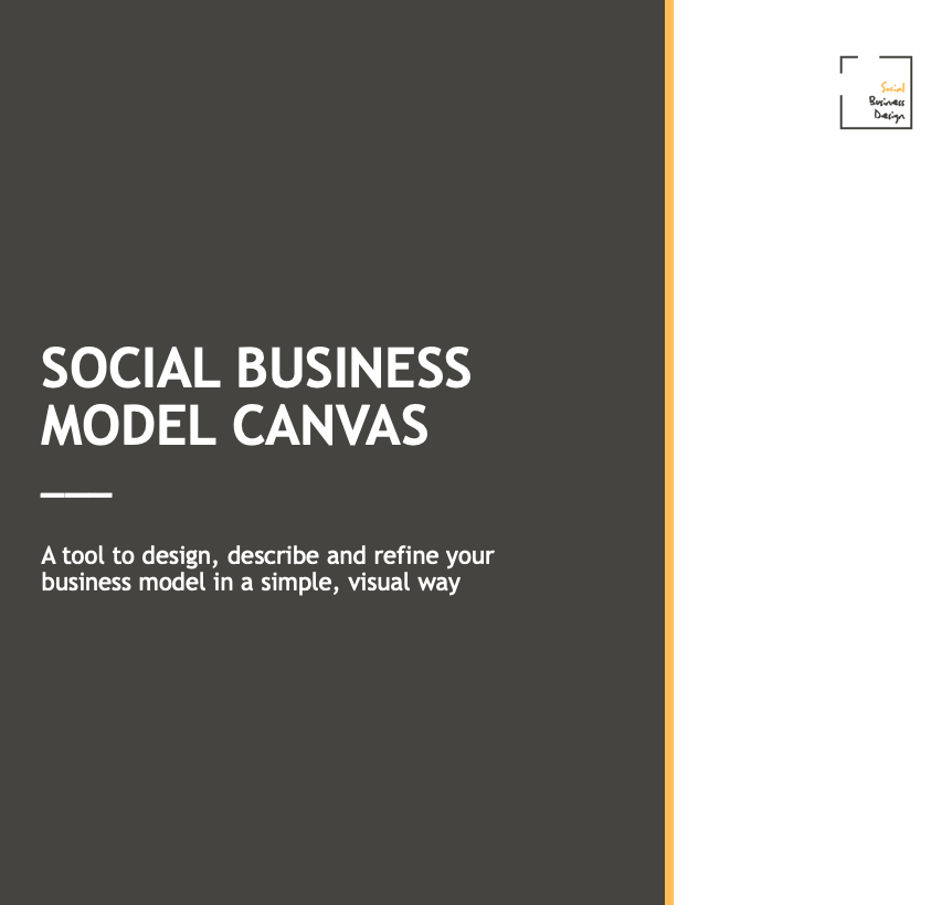 Social business model canvas template